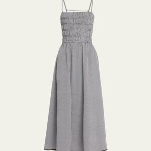 Solid & Striped Delta Dress in noir gingham, size small